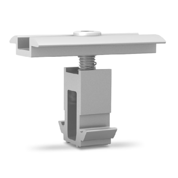 Mittelklemme K2 DomeClamp Set 30-50mm silber