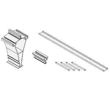 TRIC F duo XL Schienenset 10° Süd