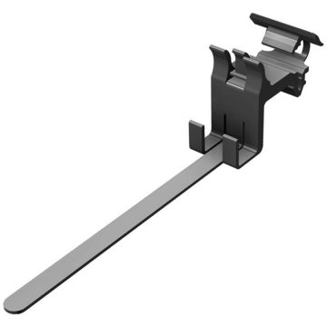 SL Rack Kabelclip RAIL, matt schwarz
