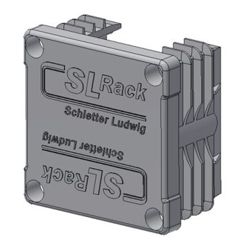 SL Rack Kunststoff-Endkappe RAIL 40, grau