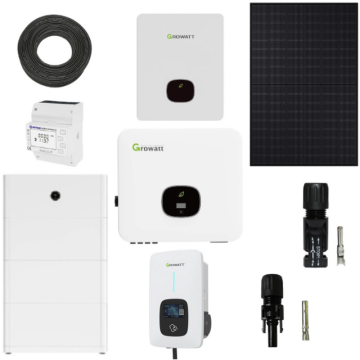 Growatt Solaranlage mit Speicher + Wechselrichter