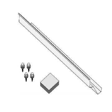 Tric F duo Rückwandset 17-18° Süd - 2150mm