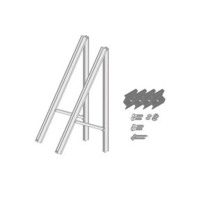 Tric F Fassade Quer XL für Module bis 1150mm in verschiedenen Rahmenhöhen sowie Rahmenfarben