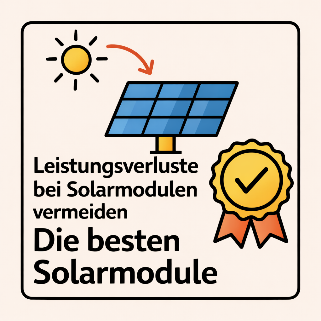 Die besten Solarmodule reduzieren Leistungsverluste