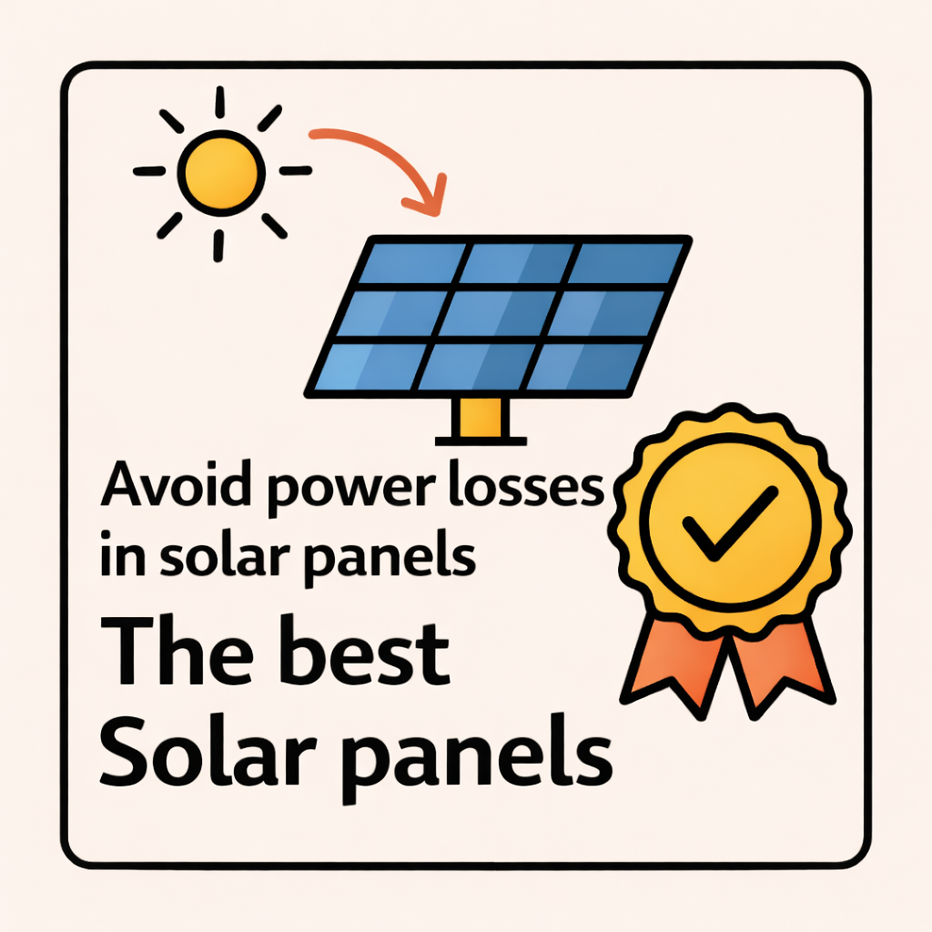 The best solar modules reduce performance losses