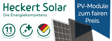 Solarmodule zum fairen Preis - Heckert Solar - Made in German